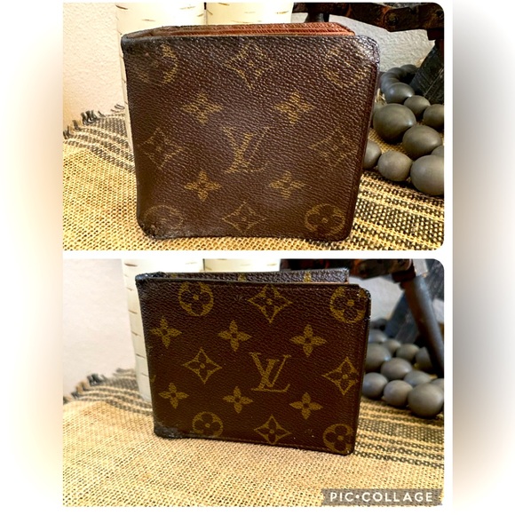 2 Men's Louis Vuitton, bifold, wallet, damaged - Picture 1 of 16